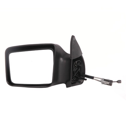 CIPA Manual Remote Mirror - Driver Side Non-Foldaway Non-Heated (Black)