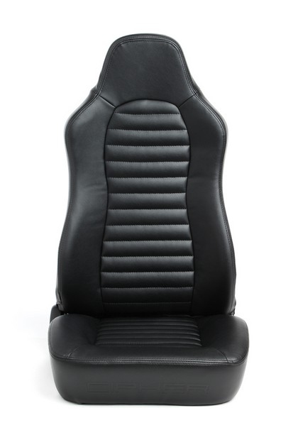 Cipher Auto Suspension/Jeep Seats, Black Leatherette