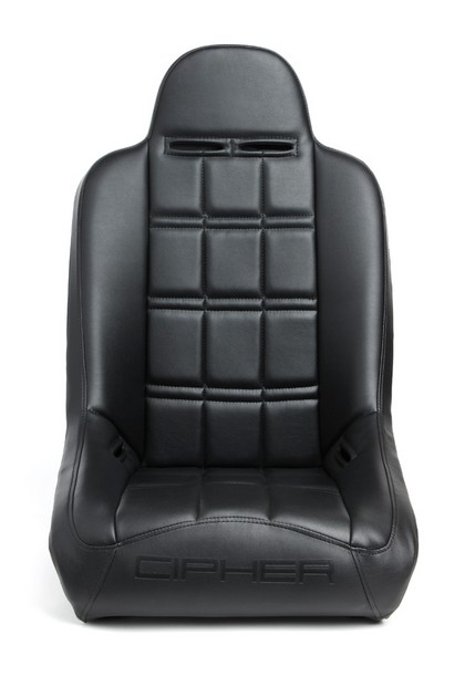 Cipher Auto Fixed Bucket Suspension/Jeep Seats, Black Leatherette