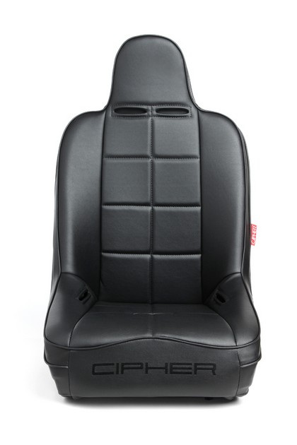 Cipher Auto Fixed Bucket Suspension/Jeep Seats, Black Leatherette