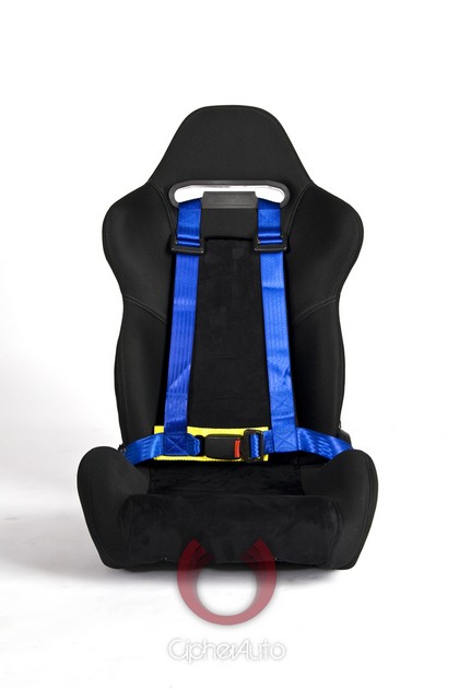 Cipher Auto Blue 4 Point Racing Harness Set