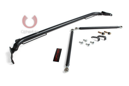 Cipher Auto Racing Harness Bar - Black Powder Coated