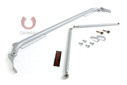 Cipher Auto Racing Harness Bar - Silver Powder Coated