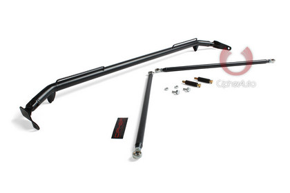 Cipher Auto Racing Harness Bar - Black Powder Coated