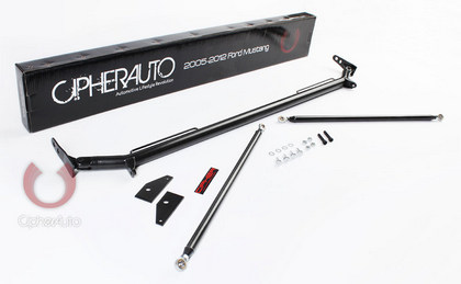 Cipher Auto Racing Harness Bar - Black Powder Coated