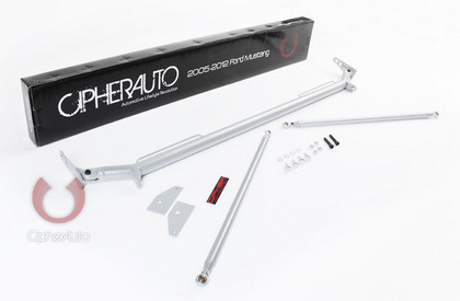 Cipher Auto Racing Harness Bar - Silver Powder Coated