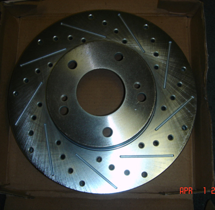 Circuit Sports Rotors - Slotted/Drilled Front Brake Rotors (Pair)