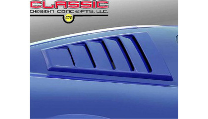 Classic Design Concepts Scoops - C Pillar (Louvered)