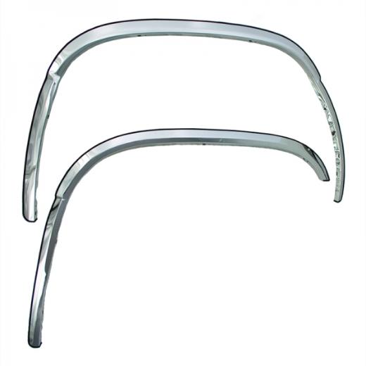 Coast to Coast Fender Trim without Flares - Polished Stainless Steel (4-Piece)