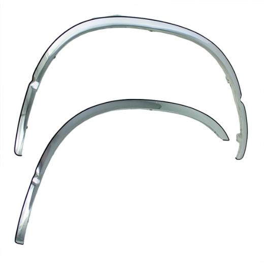 Coast to Coast Long Fender Trim - Polished Stainless Steel (4-Piece)