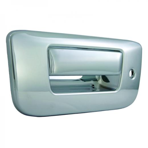 Coast to Coast Tail Gate Handle Cover with Key Hole - Chrome (2-Piece)