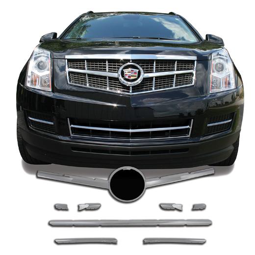 Coast to Coast Grille Overlay - Chrome (3 Piece)