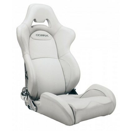 Cobro Seat- Misano L W/Silver Back