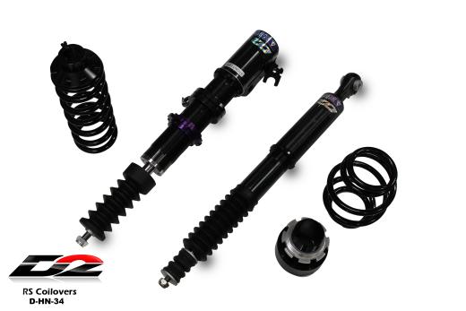 D2 Coilovers - RS Series, 36-Way Adjustable