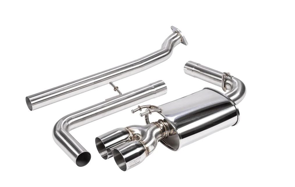 DC SPORTS CATBACK SINGLE CANISTER EXHAUST (18-22 CAMRY) Polished Tip