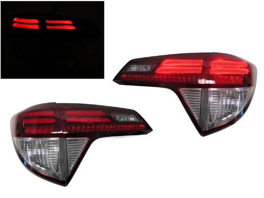 DEPO Red/Clear LED Tail Lights