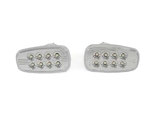 DEPO Clear LED Side Marker Lights