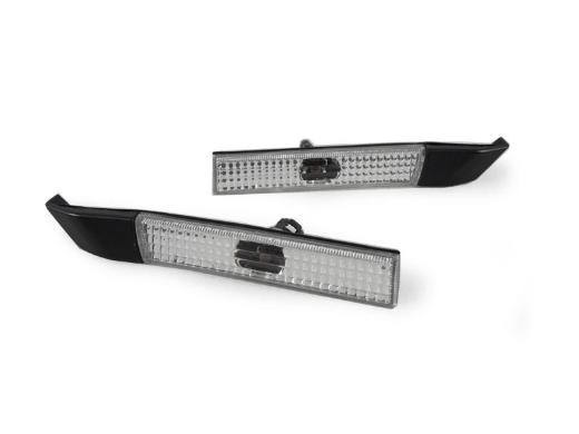 DEPO Crystal Clear Front Bumper Side Marker Lights