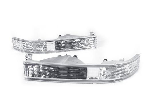 DEPO Clear Bumper Signal Lights