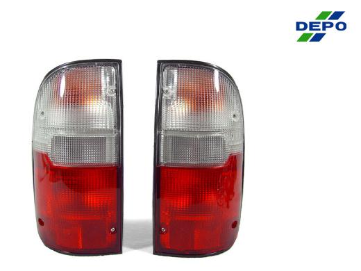 DEPO Red/Clear Rear Tail Lights