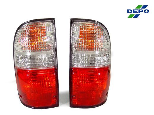 DEPO Red/Clear Rear Tail Lights