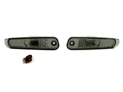 DEPO Crystal Smoke Rear Bumper Side Marker Lights