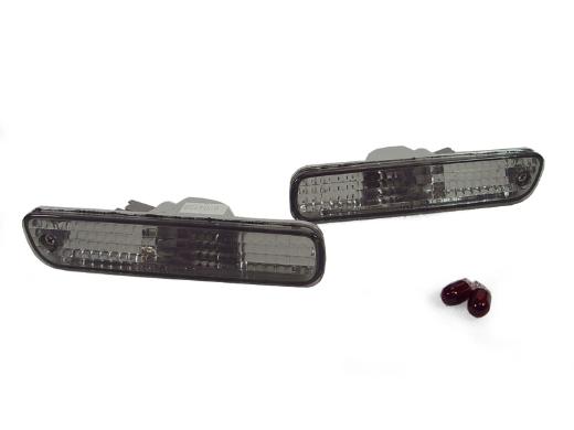 DEPO Crystal Smoke Rear Bumper Side Marker Lights