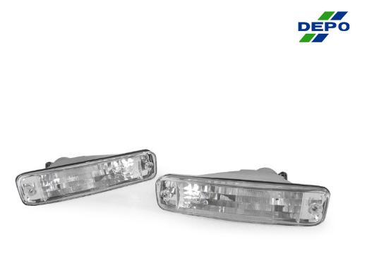 DEPO Clear Bumper Signal Lights