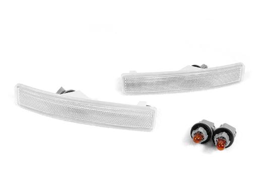 DEPO Clear Bumper Side Marker Lights