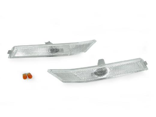 DEPO Clear Bumper Side Marker Lights