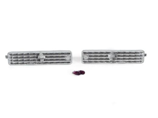 DEPO Crystal Clear Rear Bumper Side Marker Lights