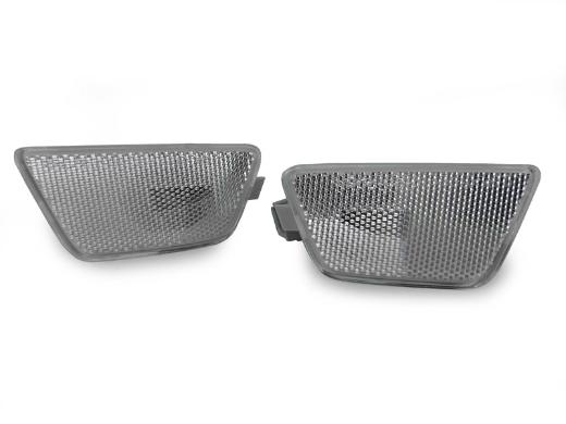 DEPO Clear Front Bumper Side Marker Lights