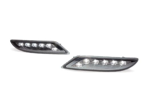 DEPO Crystal Clear White LED Front Bumper Lights