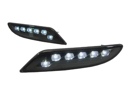 DEPO Crystal Smoke White LED Front Bumper Lights