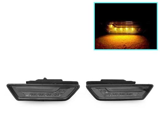 DEPO Smoke Amber LED Bumper Side Marker Lights