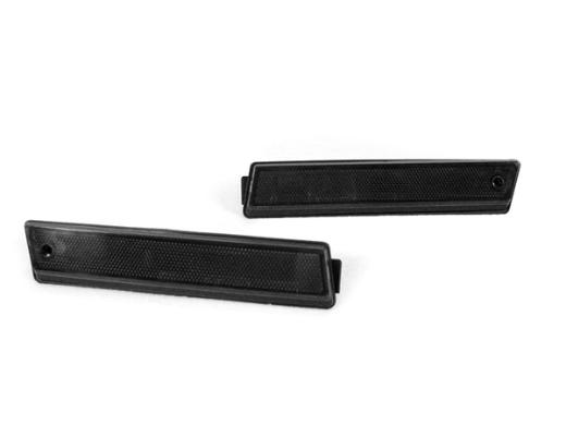 DEPO Black Front Bumper Side Marker Lights