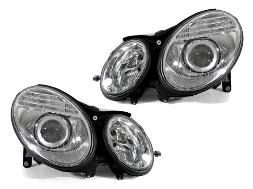 DEPO Facelift Look Chrome Projector Headlights - H7 Housing