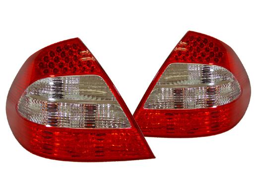 DEPO LED Facelift Look Red/Clear/Red Tail Lights