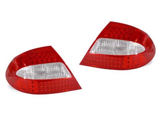 DEPO LED Red/Clear/Red LED Tail Lights