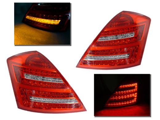 DEPO LED Facelift Look Red/Clear Tail Lights