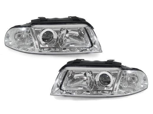 DEPO Chrome Projector Euro Am Headlights Set