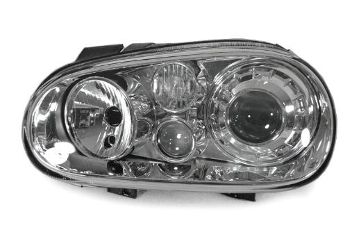 DEPO E-Code Chrome Projector Headlights