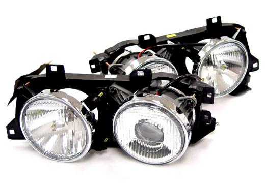 DEPO Euro Lhd Smiley Projector Headlights - Set