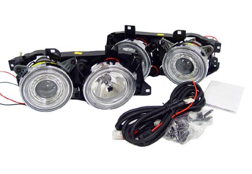 DEPO Chrome Projector Angel Headlights