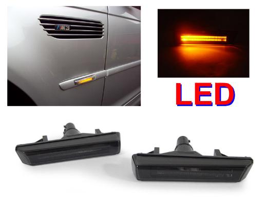 DEPO Crystal Lights Bar Amber LED Smoke Side Marker Lights