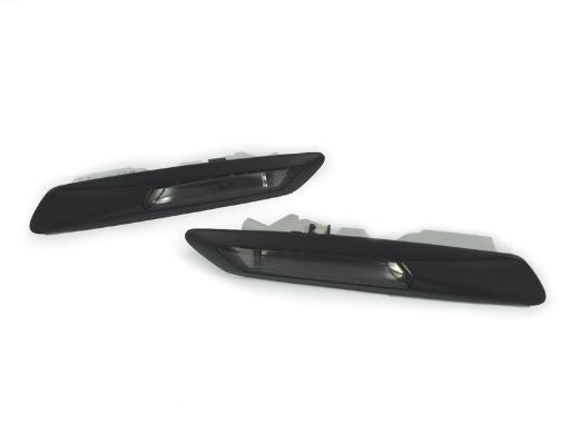 DEPO Smoke Matte Black Frame Side Marker Lights