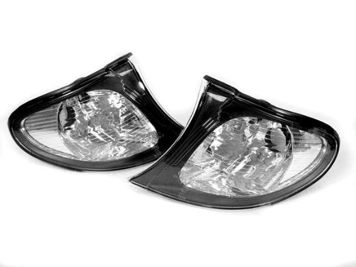 DEPO Black Housing Clear Corner Lights