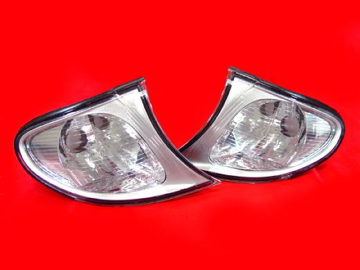 DEPO Chrome Housing Clear Corner Lights