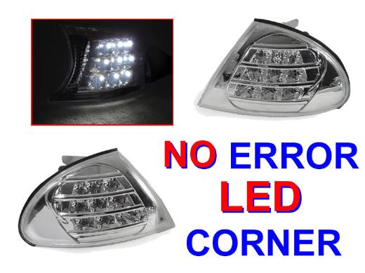 DEPO Crystal Clear White LED Corner Lights