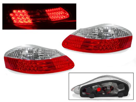 DEPO LED Red/Clear Tail Lights